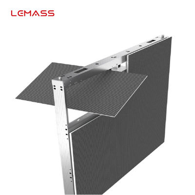 La pantalla LED fija al aire libre comercial P10 impermeabiliza la estructura que empalma flexible IP65