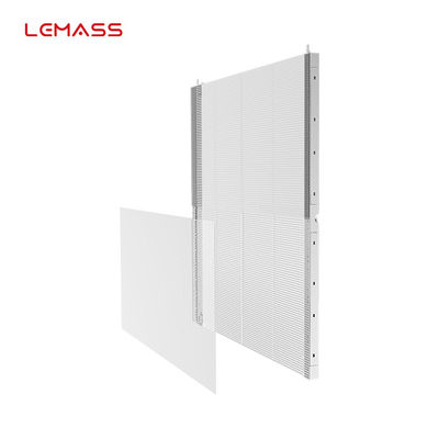 Pantalla creativa interior de la pantalla LED P7.8, pared video transparente ultra fina del LED