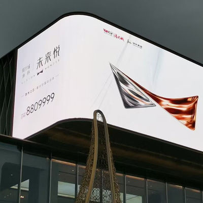 La pantalla LED fija al aire libre comercial P10 impermeabiliza la estructura que empalma flexible IP65