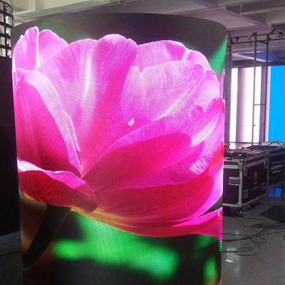 P1.8 pantalla LED curvada arqueada, módulo flexible del LED para interior