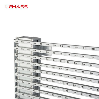 Colores de encargo del aspecto LED display1000*500mm de la LMS-malla transparente comercial de P8