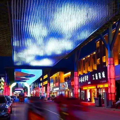 Pantalla creativa de la pantalla LED de P2.6 SMD 2108, pantalla LED transparente modular al aire libre