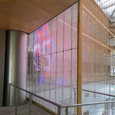 Pantalla creativa grande de la pantalla LED P20.8 transparente para el ODM de la publicidad