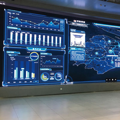 La pared video interior de P1.2 LED exhibe direccional multi de SMD 1010 para el anuncio publicitario