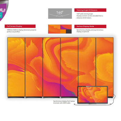 Pantalla comercial ultra fina de la pantalla LED, el panel del cartel de P2.5 LED para la publicidad