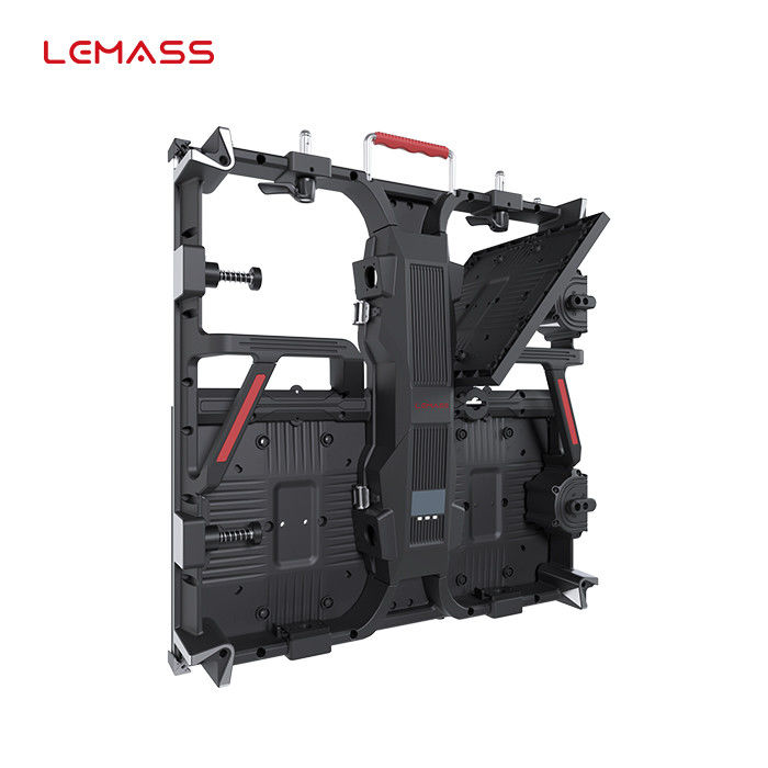 Serie de alquiler IP65 impermeable del gabinete de exhibición de la etapa de P2.6 LED 500*500m m LMS-CER