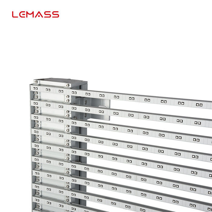 Colores de encargo del aspecto LED display1000*500mm de la LMS-malla transparente comercial de P8