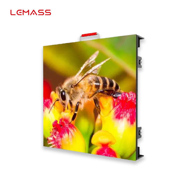Estructura doble antiinterferente de la cerradura del arco de la pantalla de alquiler al aire libre de la pantalla LED P4.8
