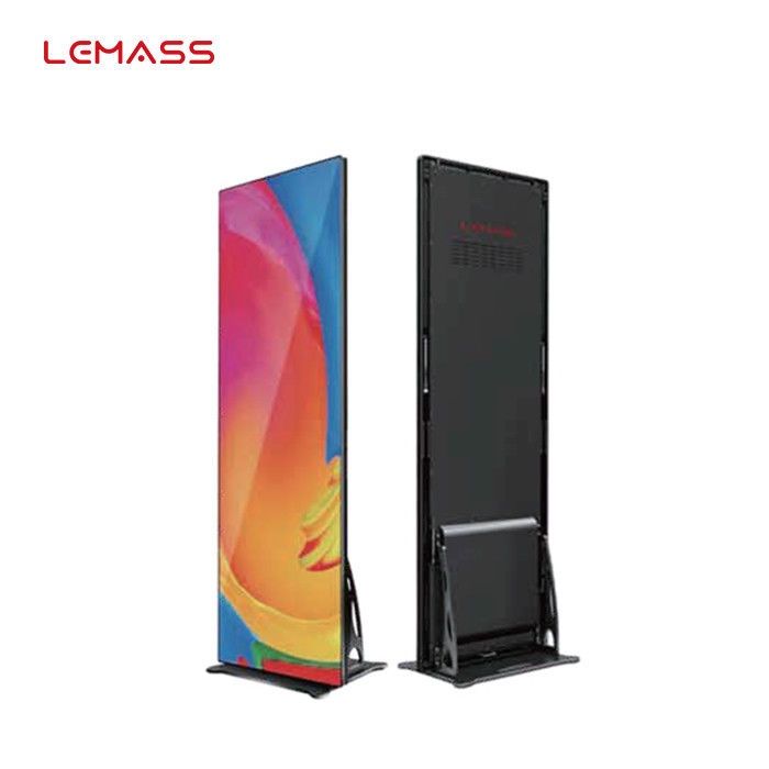 Exhibición del cartel de P1.9 Smart LED, grueso comercial portátil de la pantalla los 2.5cm del LED